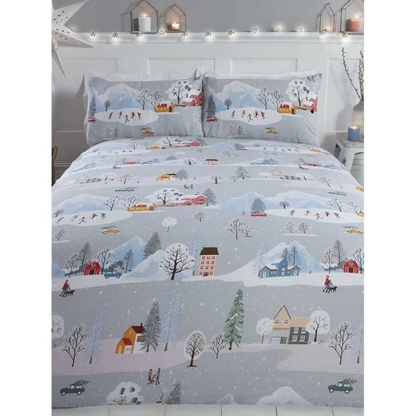 Rapport Winter Town Christmas Duvet Cover Set