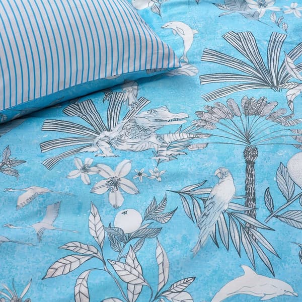 Furn Colony Palm Leaf Duvet Cover Set