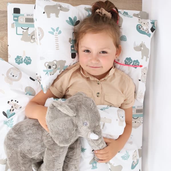 Babysängkläder set 90 x 120 cm - barnsängkläder Babysängkläder med örngott 60x40 gjorda av bomull Afrika