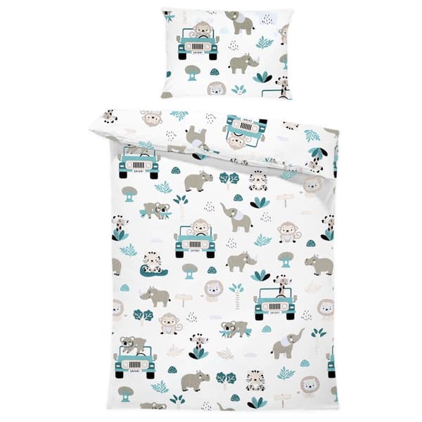 Babysängkläder set 90 x 120 cm - barnsängkläder Babysängkläder med örngott 60x40 gjorda av bomull Afrika