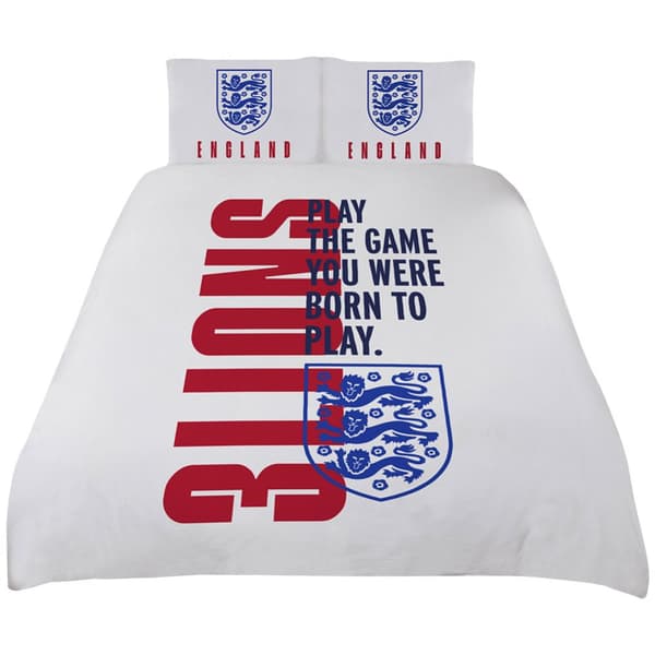 England FA 3 Lions Duvet Cover Set Set