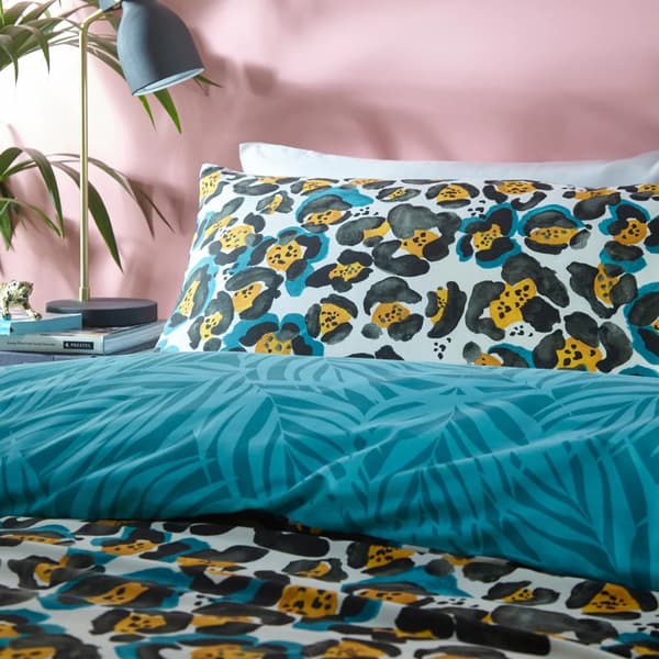 Furn Ayanna dynebetrækssæt med leopardprint