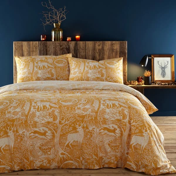 Furn Winter Woods Animals Duvet Cover Set