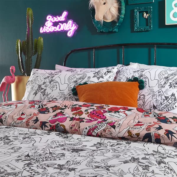 Furn Inked Tattoo Duvet Cover Set
