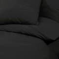 Miniatyrbillede 7 af 8: vidaXL sengetøj 220x240 cm let mikrofiberstof sort