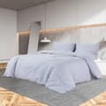 Miniatyrbild 2 av 8: vidaXL Bäddset grå 200x200 cm bomull