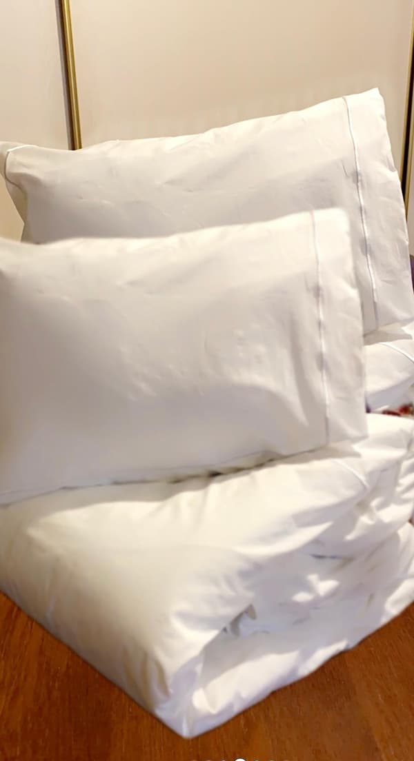 Påslakan, percale T 320, 100% bomull