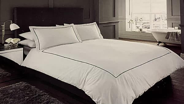 Påslakan, percale T 320, 100% bomull