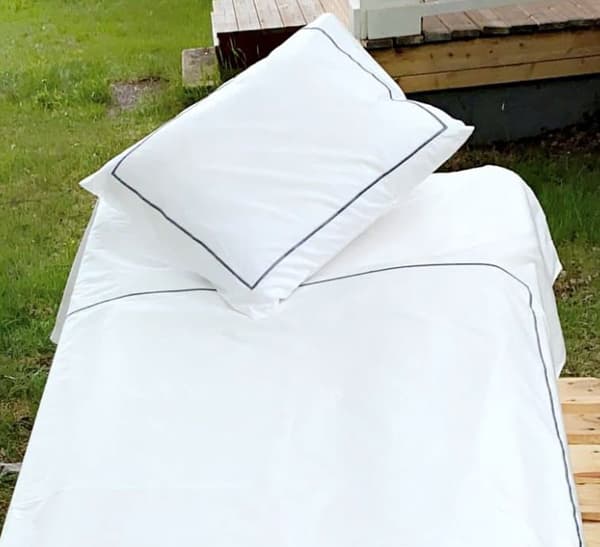 Påslakan, percale T 320, 100% bomull