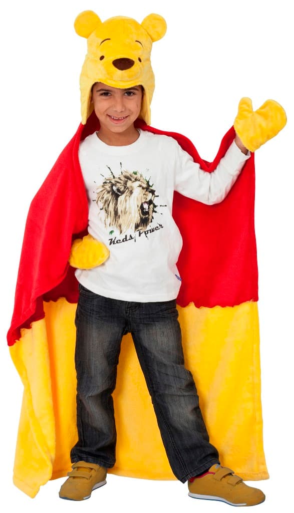 Nalle Puh Lyx Poncho med huva