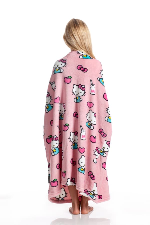 KANGURU Momonga Hello Kitty Pläd och Filt till barn, pink