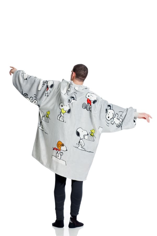 KANGURONE SNOOPY Hoodie Pläd för vuxna