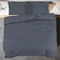 Miniatyrbilde 5 av 10: vidaXL Sengesett antrasitt 240x220 cm lett mikrofiber