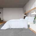 Miniatyrbilde 4 av 10: vidaXL Sengesett hvit 140x200 cm bomull