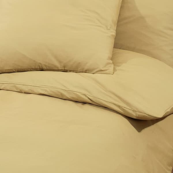 vidaXL Bäddset taupe 240x220 cm lätt mikrofiber