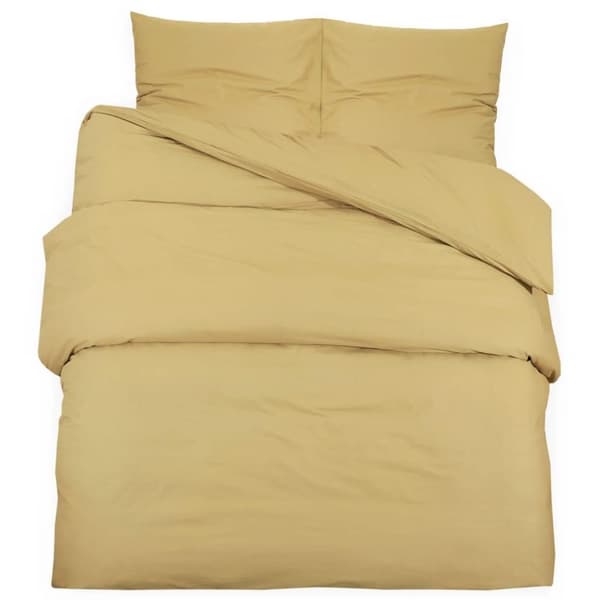 vidaXL Pussilakanasetti taupe 260x220 cm kevyt mikrokuitu