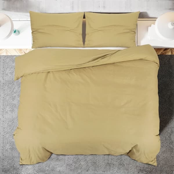 vidaXL Pussilakanasetti taupe 240x220 cm kevyt mikrokuitu