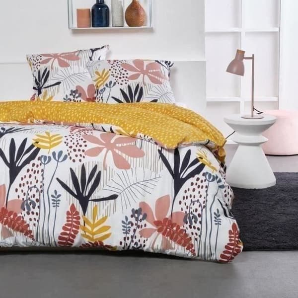 Sänguppsättning - Today Sunshine - 240x220 cm - 2 personer - Bomull med blommortryck