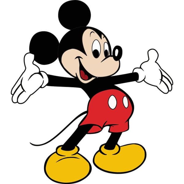 Påslakanset 140 x 200 "Mickey Mouse 3" Microfiber / 100% Polyester
