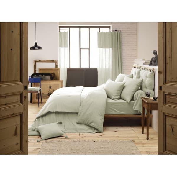 Påslakanspaket "Gaïa" "Cotton Gauze" - Gaïa Water Green - 4-delat paket för säng 140 x 190 cm (1 Påslakan 240 x 22