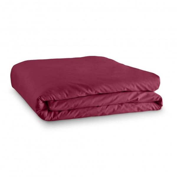Rött påslakan 260 x 240 cm / 100 % bomull / 57 trådar/cm² för "King Size" dubbelsäng