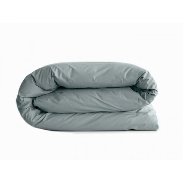 Påslakan "Manoir" av 100% kammad bomull, långfiber, 80 trådar/cm² Vent du sud - Lichen - Påslakan 260 x 240 cm