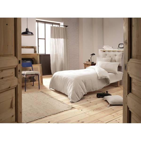 Påslakanpaket "Gaïa" "Cotton Gauze" - Gaïa Pampa - 3-delat förpackning för säng 90 x 190 cm (1 Påslakan 140 x 200 + 1
