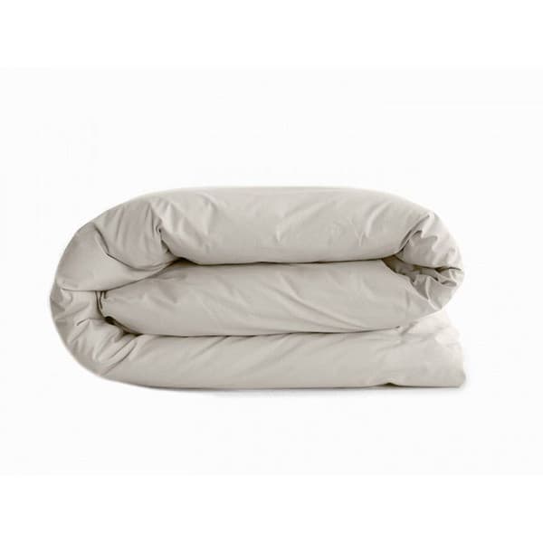 "Manoir" påslakan ren bomull percale 80 trådar/cm² Sydvind - Naturlig - 200 x 200 cm