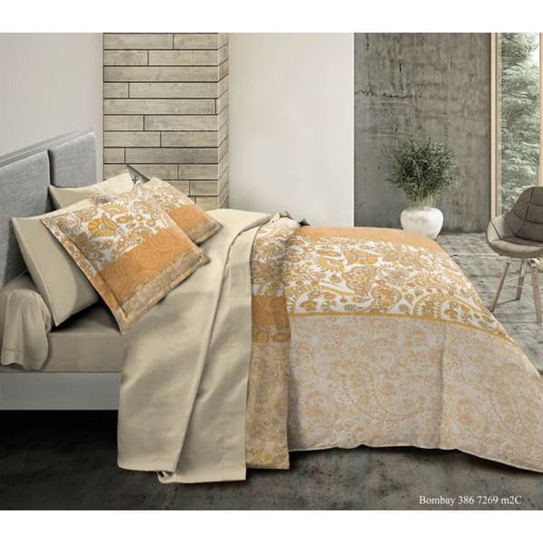 Komplett paket Bombay påslakan för säng 140 x 190 cm 100% bomull / 57 trådar/cm²
