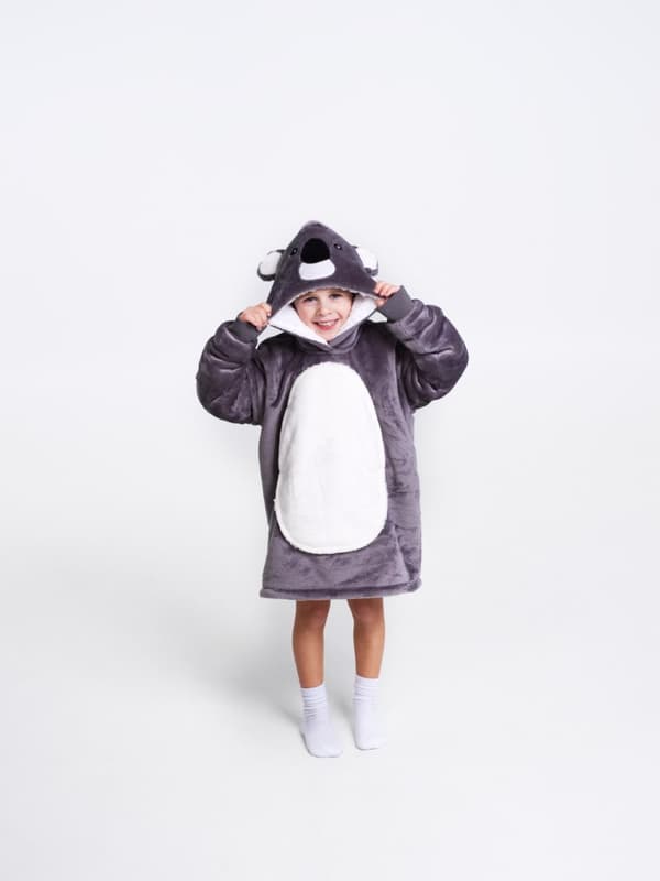 Noxxiez Cuddle Hoodiez - Koala,  Small (3-6 år)