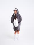 Miniatyrbild 3 av 3: Noxxiez Cuddle Hoodiez - Pingvin, Medium(7-14 år)