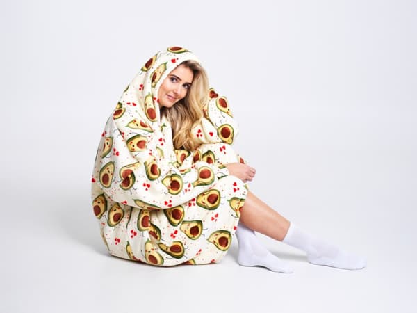 Noxxiez Cuddle Vuxen Hoodiez - Avocado