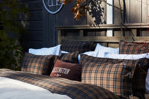 Lexington Checked Cotton Flannel Påslakanset