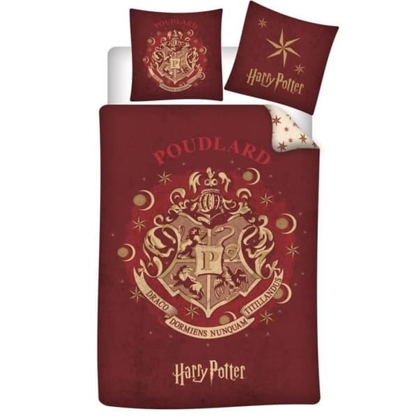 Harry Potter Barnsängset - Röd - 140x200 cm - Oeko Tex Label