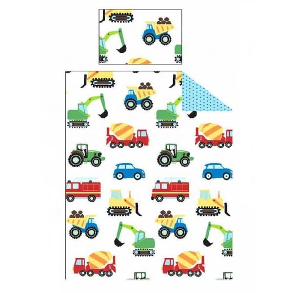 Lastbilar och transport Junior påslakan och örngott set