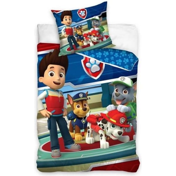 Sängkläder för barn - Paw Patrol - Påslakan 140x200 cm - 100% bomull