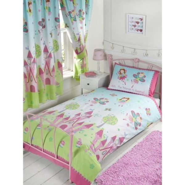 Påslakan - PriceRightHome - Princess pretty fairy - Rosa - 135 x 200 cm