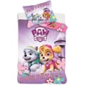 Miniatyrbild 1 av 2: Paw Patrol Barnbäddset - Skye och Everest - Påslakan 140x200 cm - Örngott 63x63 cm