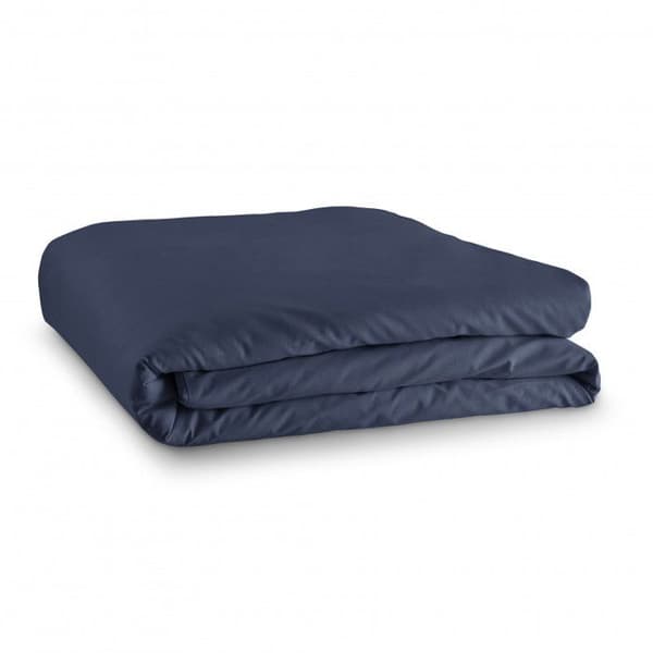Marinblå påslakan 260 x 240 cm / 100 % bomull / 57 trådar/cm² för "King Size" dubbelsäng