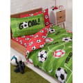 Miniatyrbild 1 av 3: Sängkläder Fotboll Röd - Varumärke - Modell - Enkelsängsöverkast - Örngott - Fotbollsmönster