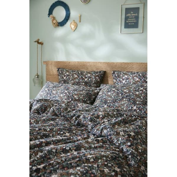 "Capucine" påslakan alla storlekar "Cotton Gauze" - Capucine Minuit - Påslakan 260 x 240 cm
