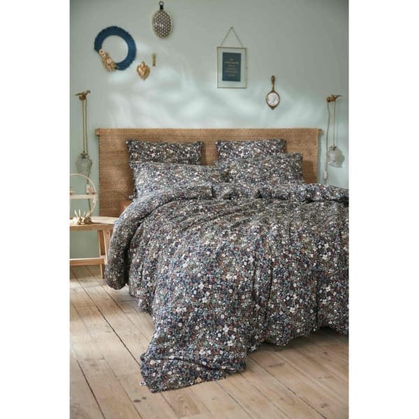 "Capucine" påslakan alla storlekar "Cotton Gauze" - Capucine Minuit - Påslakan 240 x 220 cm