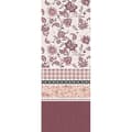 Miniatyrbild 2 av 4: Påslakan för säng 90 x 190 cm Burgundy Cashmere 100% Bomull / 57 Trådantal/cm²