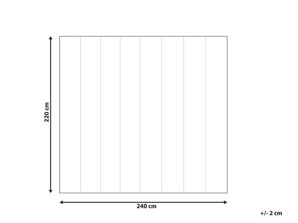 Täcke Bomull Lyocell Hölje Polyester Fyllning 220 x 240 cm Varm 9.0 TOG Rörkantning Dubbelsäng Super King Size
