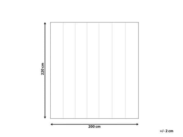 Dobbeltdyne Hvid Bomuld 200 x 220 cm Allergivenlig Voksendyne til Soveværelse Kvalitets Helårsdyne Design Ekstra Varm Dyne