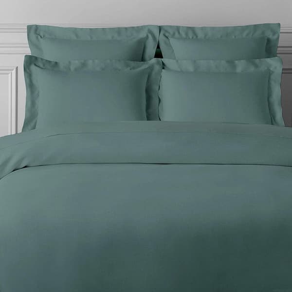 Påslakan 100% "Kammad bomullssatin" / 80 trådar/cm² - Celadon - Påslakan 240 x 220 cm