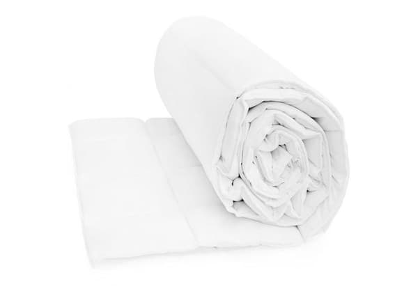 Couette hela året 160x220 - Täcke för hela året - Håliga fibrer - Tvättbart täcke - 4 säsonger - Dammtålig