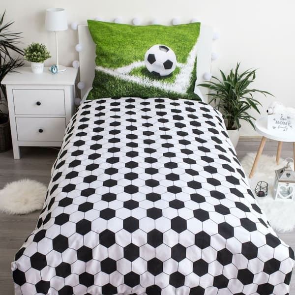 Cotton Football Duvet Cover Set