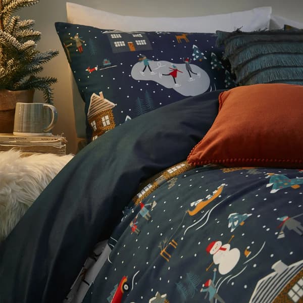 Furn Pine Winter Duvet Cover Set