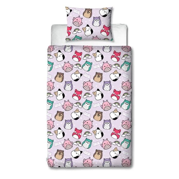 Squishmallows Bright Rotary Duvet Cover Set